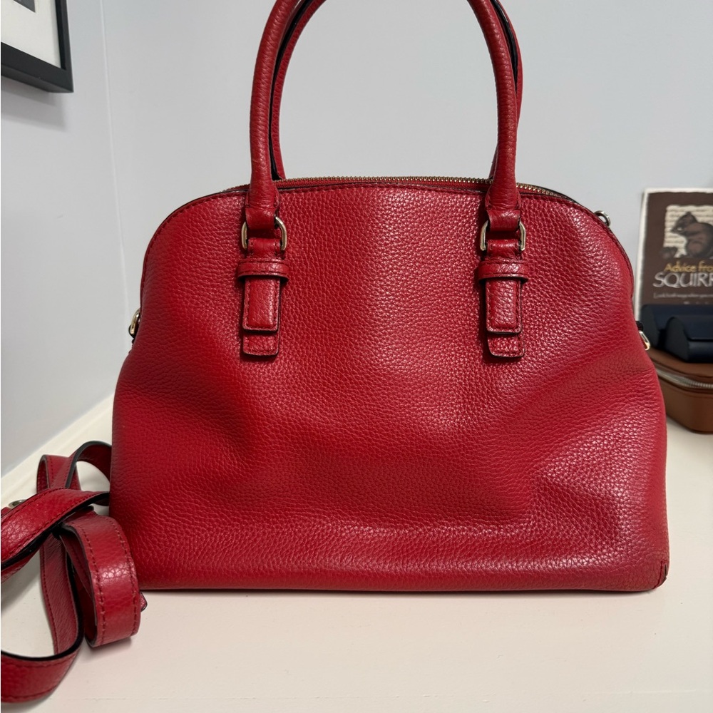 Kate Spade Cherry Red Satchel - Picture 2 of 4